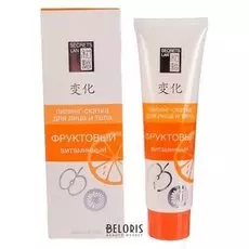 Пилинг-скатка для лица и тела секреты Лан "Фруктовый", витаминный, 100 гр