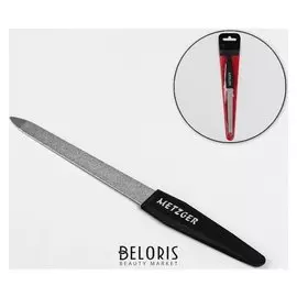 Пилка металлическая для ногтей, 15,2 см, цвет чёрный, Pf-927