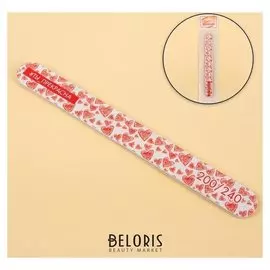 Пилка-наждак «Ты прекрасна», абразивность 200/240, 18 см