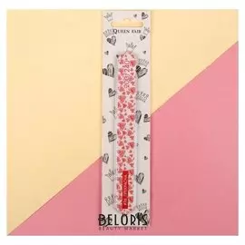 Пилка-наждак «Ты прекрасна», на блистере, абразивность 200/240, 18 см