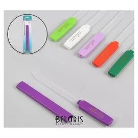 Пилка стеклянная для ногтей, с колпачком, 16 см, Fg-02-14-case