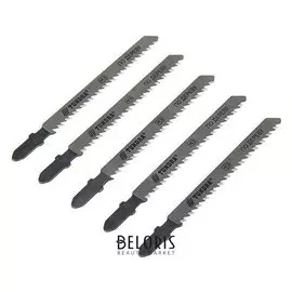 Пилки для лобзика Tundra, Hсs, по дереву, 5 шт. 75/100 х 2.5 мм, T201br