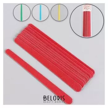 Пилки-наждаки на деревянной основе, абразивность 200/200, 13 см, 10 шт