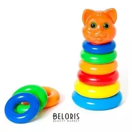 Пирамидка «Кошка», 8 элементов