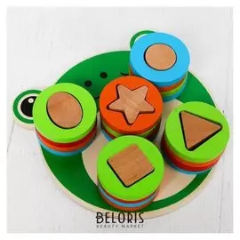 Пирамидка логическая "Лягушонок"