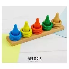 Пирамидка логическая Счет и цвет