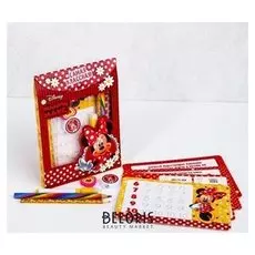 Письменный набор в рюкзаке-картон "Минни Маус"