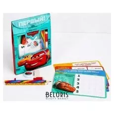 Письменный набор в рюкзаке-картон "Тачки"