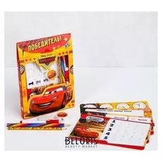 Письменный набор в рюкзаке-картон "Тачки"