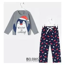 Пижама детская Kaftan "Winter" р.32 (110-116)