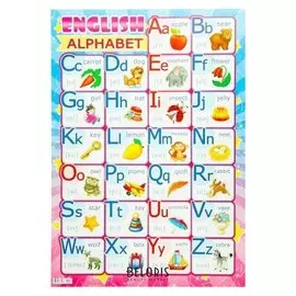 Плакат "Английский алфавит" А2