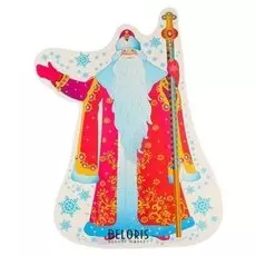 Плакат "Дед мороз" вырубка, 45 х 59,2 см