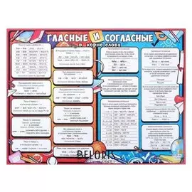 Плакат "Гласные и согласные в корне слова" А2