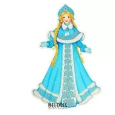 Плакат вырубной "Снегурочка", А3