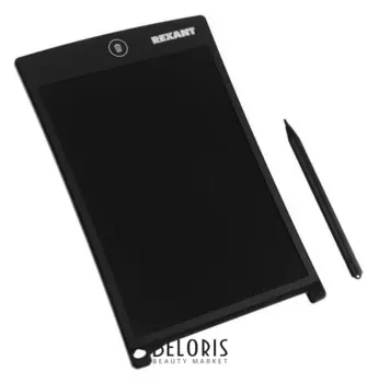 Планшет для рисования Rexant 70-5000, 8.5", многоцветный, защита от стирания, чёрный