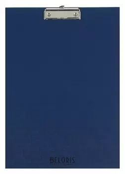 Планшет с зажимом А3, 420*300 мм, бумвинил, синий (Клипборд)