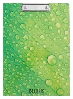 Планшет с зажимом А4, ламинированный картон канцбург «Капли»