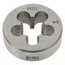 Плашка метрическая Tundra, М20 х 2 мм