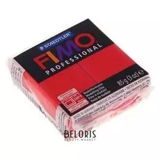 Пластика - полимерная глина Professional чисто-красный