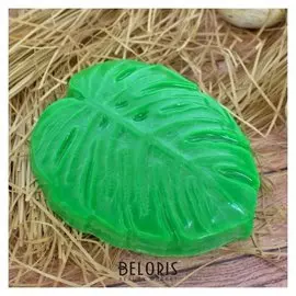 Пластиковая форма для мыла "Монстера" 7,5х2,5х9 см