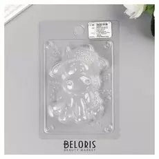 Пластиковая форма "Сонный бычок" размер готового изделия:90х65х30 мм.