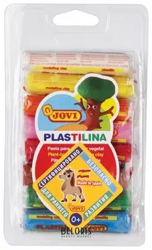 Пластилин на растительной основе 8 цветов