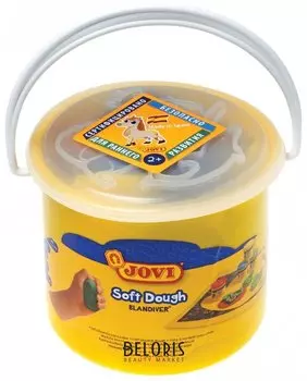 Пластилин на растительной основе JOVI, набор, 4 цвета, 9 предметов