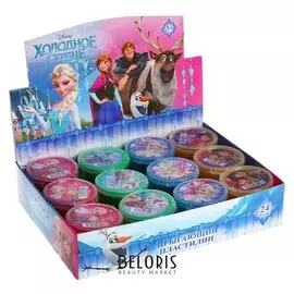 Пластилин прыгающий "Холодное сердце" 21 г, 1 шт.