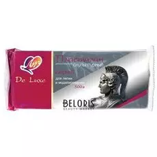 Пластилин скульптурный Люкс серый, твердый