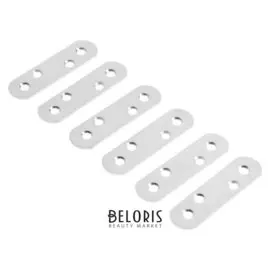 Пластина крепежн. пк-60 60х16х2, цвет цинк, 6 шт.