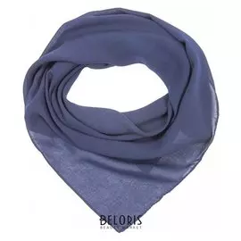 Платок текстильный женский, цвет синий, размер 70х70