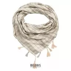 Платок женский, цвет бежевый, размер 100х100 см