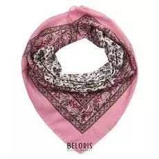 Платок женский, цвет розовый, размер 72x72