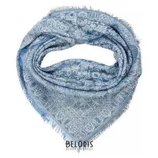 Платок женский, цвет синий, размер 100х100 см