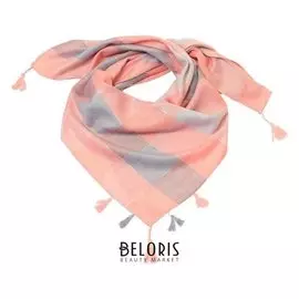 Платок женский SH 2005 4 цвет лососёвый, р-р 95*95