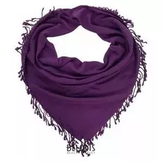 Платок женский шерстяной, цвет фиолетовый, размер 100х100 см