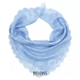 Платок женский текстильный, цвет голубой, размер 70х70