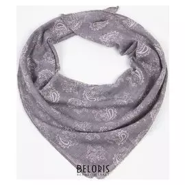 Платок женский текстильный, цвет коричневый, размер 60х60