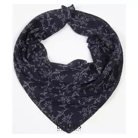 Платок женский текстильный, цвет тёмно-синий, размер 60х60