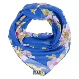 Платок женский, вет синий, размер 68х68