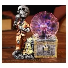 Плазменный шар полистоун "Певец" 10х18х19 см