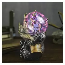 Плазменный шар полистоун "Шар вуду" 14х14х19,5 см