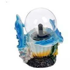 Плазменный шар "Семейка дельфинов"