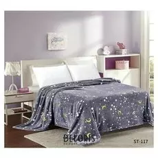 Плед 200х220 см, велсофт