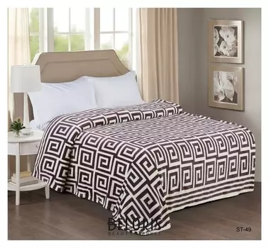 Плед 200х220 см, велсофт