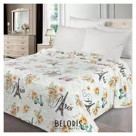 Плед аделис «Город любви», 180х200 см, велсофт