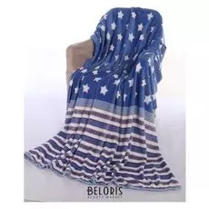 Плед Butterfly «Фестиваль», размер 200х220 см, цвет синий, пэ100%