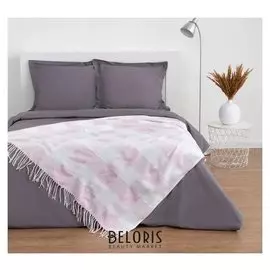 Плед "Этель", 140х204 см, розовый