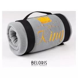 Плед "Этель" King130х150 см, 100% п/э, флис 175 гр/м2