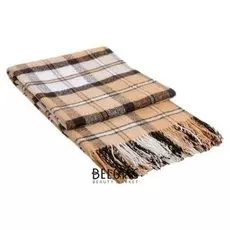 Плед Palermo, 140х200 см, бел/беж/кор рап.7, 20% шерсть 80% акрил